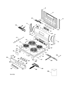 Part Location Diagram of WB07M07026 GE BACKGUARD BASE WELD Assembly