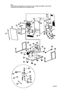 ICE MACHINE Diagram and Parts List for HI50IB20SS  General Electric Ice Maker