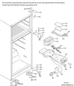 Ff Section Diagram and Parts List for GTMP520ED5WW  General Electric Washer
