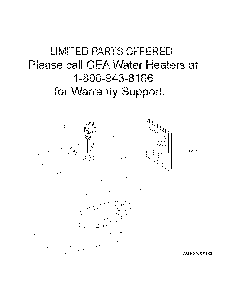 Water Heater Diagram and Parts List for GE02P08BAR01  General Electric Water Heater