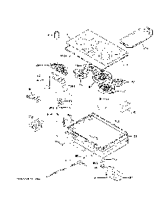 Control Panel And Cooktop Diagram and Parts List for CEP90361T1BB  General Electric Cooktop