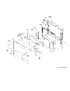 Lower Door Diagram and Parts List for ZTD90DPSN2SS  General Electric Wall Oven