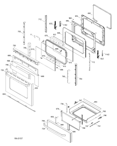 Part Location Diagram of NOT SERVICE GE Not a service part