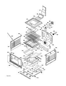 LOWER CHASSIS Diagram and Parts List for CCGS990SET3SS  General Electric Range