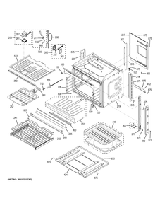 BODY PARTS Diagram and Parts List for CT9050EK5DS  General Electric Wall Oven