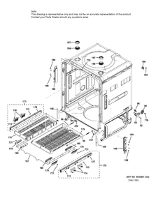 BODY PARTS 2 Diagram and Parts List for ZDT870SSF1SS  General Electric Dishwasher