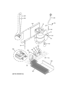 Part Location Diagram of WR87X23899 GE COMPRESSOR EMY60 ASM