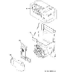 Ice maker & dispenser Diagram and Parts List for GFE24JMKNFES  General Electric Refrigerator