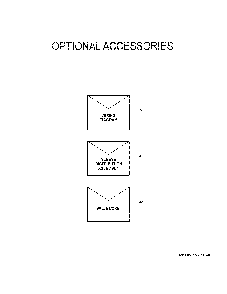 Optional Accessories Diagram and Parts List for NS17H30SA400  General Electric Air Conditioner