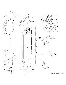 Fresh Food Section Diagram and Parts List for GYE18JYLBFFS  General Electric Refrigerator