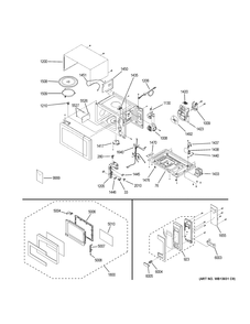 MICROWAVE Diagram and Parts List for ZEB1226SH2SS  General Electric Microwave
