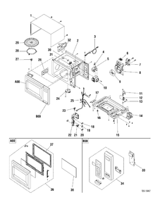Part Location Diagram of WB24M187 GE MICROSWITCH