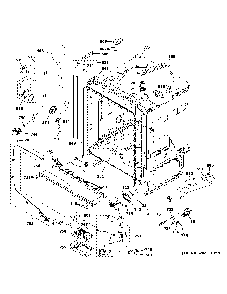 Body parts 1 Diagram and Parts List for DDT700SSN2SS  General Electric Dishwasher