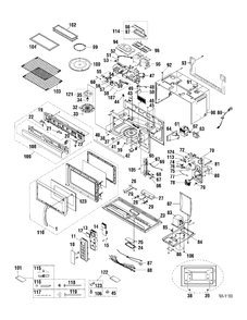 Part Location Diagram of WB2M2510 GE NO LONGER AVAILABLE