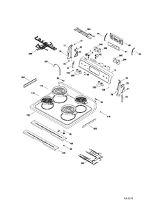Part Location Diagram of WB53M328 GE NO LONGER AVAILABLE