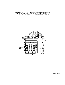 Optional Accessories Diagram and Parts List for UUY24ZGDAB1  General Electric Air Conditioner