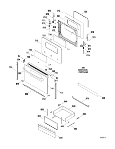 Part Location Diagram of WS01F00621 GE MAIN HARNESS