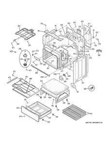Part Location Diagram of WB02X28542 GE DRAWER WEDGE