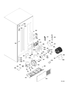 Part Location Diagram of 238C3069P001 GE WIRING DIAGRAM