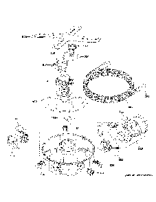 Motor, sump & filter assembly Diagram and Parts List for CDT845M5N3S5  General Electric Dishwasher