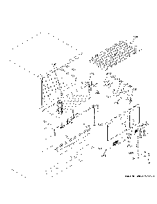 Freezer section Diagram and Parts List for GIE18GCNDRSA  General Electric Refrigerator