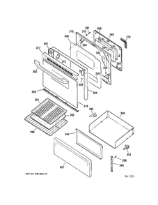 PORTE Diagram and Parts List for MCB757WK1WW  General Electric Range