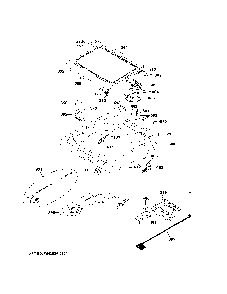 Top Panel And Lid Diagram and Parts List for GTW840CSN1WS  General Electric Washer