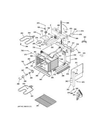 Part Location Diagram of WB26X32968 GE FAN ASM