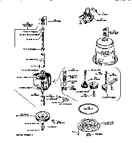 Transmission-complete Breakdown Diagram and Parts List for WWA9835SALWW  General Electric Washer