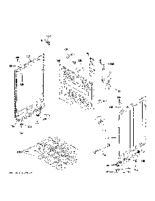 Part Location Diagram of WB27X44159 GE MACHINE CONTROL RC17 AND RELAY WITH FRAME