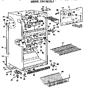 Part Location Diagram of WR85X215 GE DISCONTINUED
