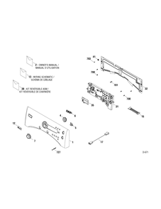 CONTROLS Diagram and Parts List for UPVH890GJ0MV  General Electric Dryer