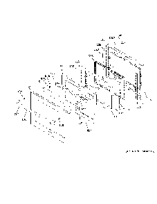 Door Diagram and Parts List for ZTS90DPSN2SS  General Electric Wall Oven