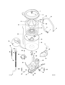 Part Location Diagram of WG04F07598 GE HOSE FILL 4''