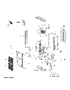 Commercial Air Conditioner Diagram and Parts List for AUH4860ZGDA2  General Electric Air Conditioner