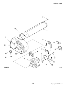 MOTOR Diagram and Parts List for DCXH46EA0WW  General Electric Dryer