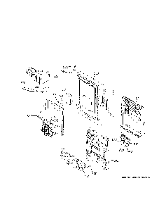 Ice Maker And Dispenser Diagram and Parts List for GFD28GELLDS  General Electric Refrigerator