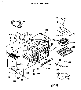 Part Location Diagram of WJ94X576 GE FAN MOTOR