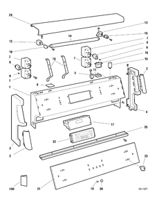 Part Location Diagram of WG02L01975 GE END CAP 
