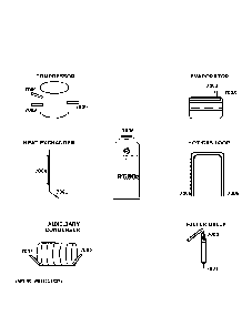 Lokring Connectors Diagram and Parts List for FUF14QRRBWW  General Electric Freezer