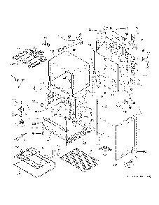Lower oven Diagram and Parts List for PCB980SJ8SS  General Electric Range
