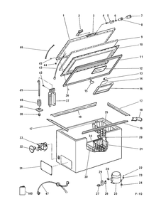 Part Location Diagram of WG04F04620 GE ELECTROMOTOR