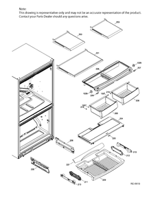 FF SHELVES FF Diagram and Parts List for GFMS5HFFBSS  General Electric Refrigerator