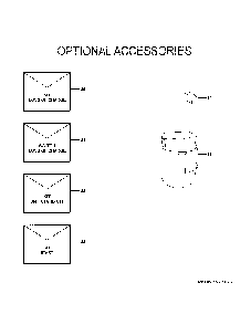 Optional Accessories Diagram and Parts List for NS18A24TA451A  General Electric Air Conditioner