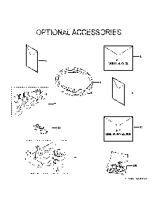Optional Accessories Diagram and Parts List for NF97U070M3B00  General Electric Furnace