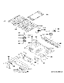 Control Panel And Cooktop Diagram and Parts List for PGS960YP2FS  General Electric Range