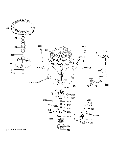 Tub And Motor Diagram and Parts List for GTW725BPN1DG  General Electric Washer