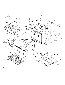 Lower Oven Diagram and Parts List for CTD70DP2N3S1  General Electric Wall Oven