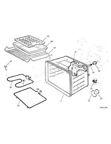 Part Location Diagram of 73213-2000 GE NO LONGER AVAILABLE
