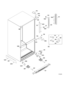 MISC. PARTS Diagram and Parts List for GBRS0HBXARSS  General Electric Refrigerator